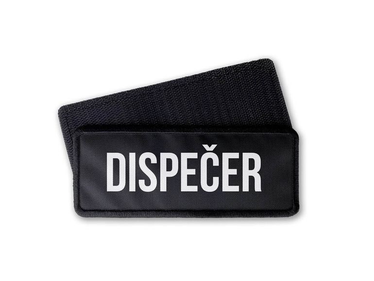 Nášivka DISPEČER na suchý zips