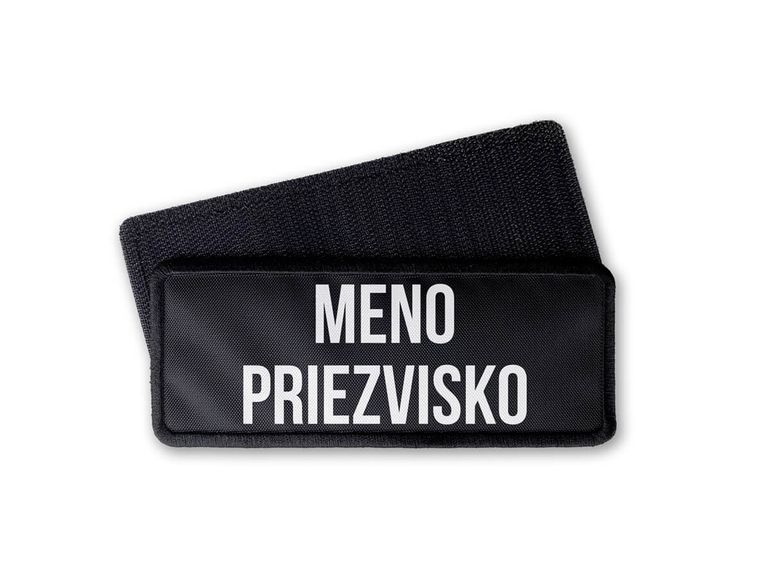 Nášivka MENOVKA na suchý zips